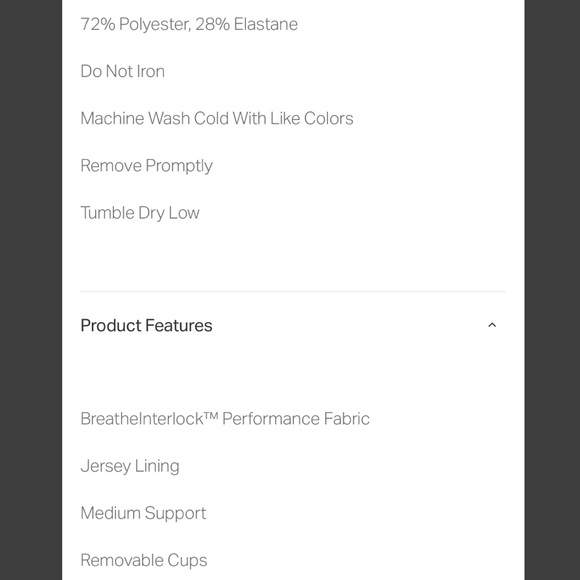 vuori women’s daily crop in white (no pads) - Picture 10 of 14